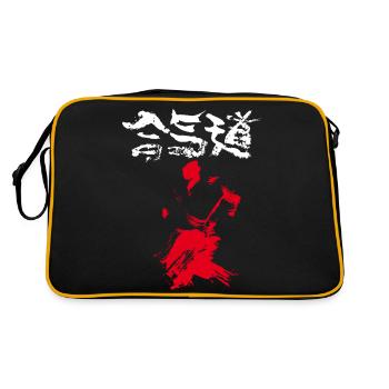 Aïkido - Sac Retro - noir/or - Dos