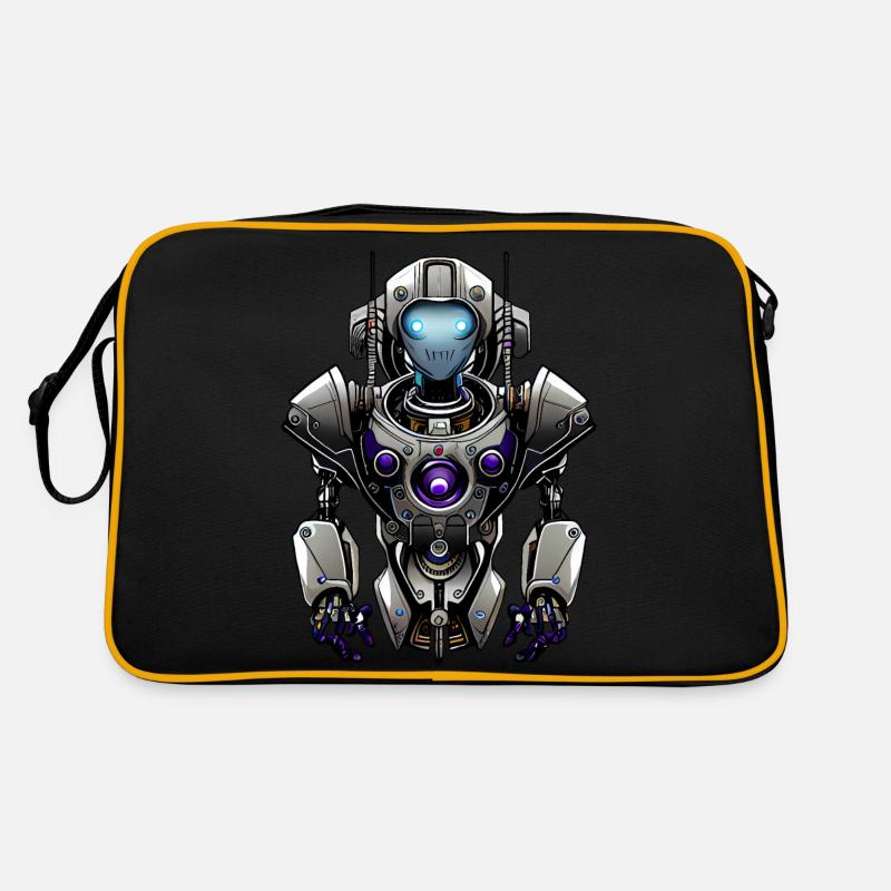 Roboter Beta Retro Tasche