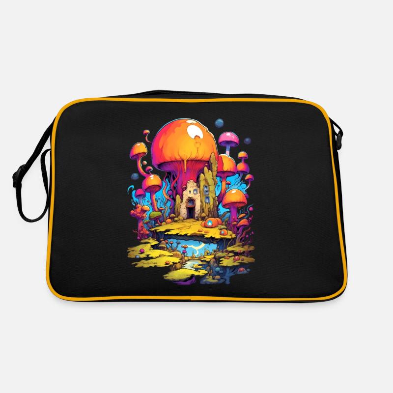 Champignons mystiques Sac Retro