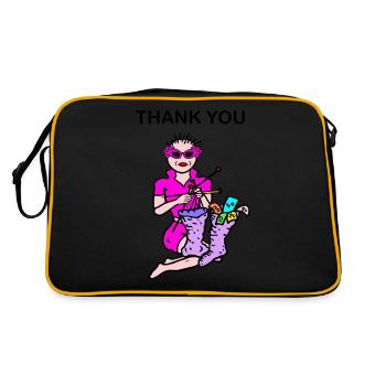 Money - Retro Bag - black/gold - Back