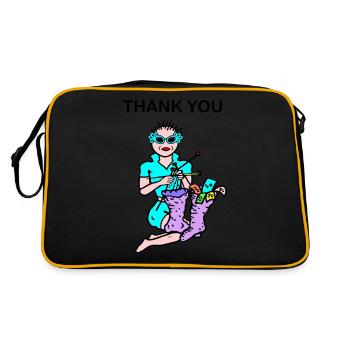 Money - Retro Bag - black/gold - Back