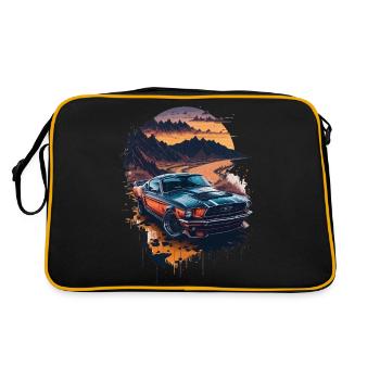 Classic sports car - Retro Bag - black/gold - Back