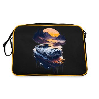 Classic sports car - Retro Bag - black/gold - Back