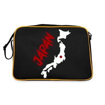 Japon - Sac Retro - noir/or - Dos
