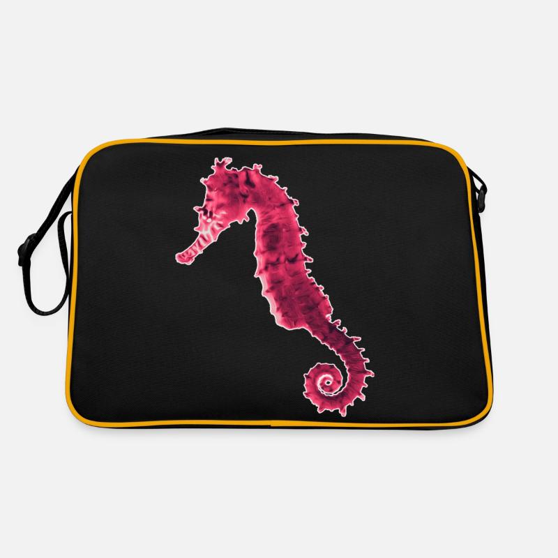 Hippocampe - Sac Retro - noir/or