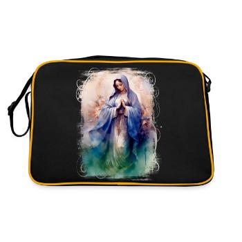 Holly Mary Maria Madonna Mariana Virgin Mary Holy - Retro Bag - black/gold - Back
