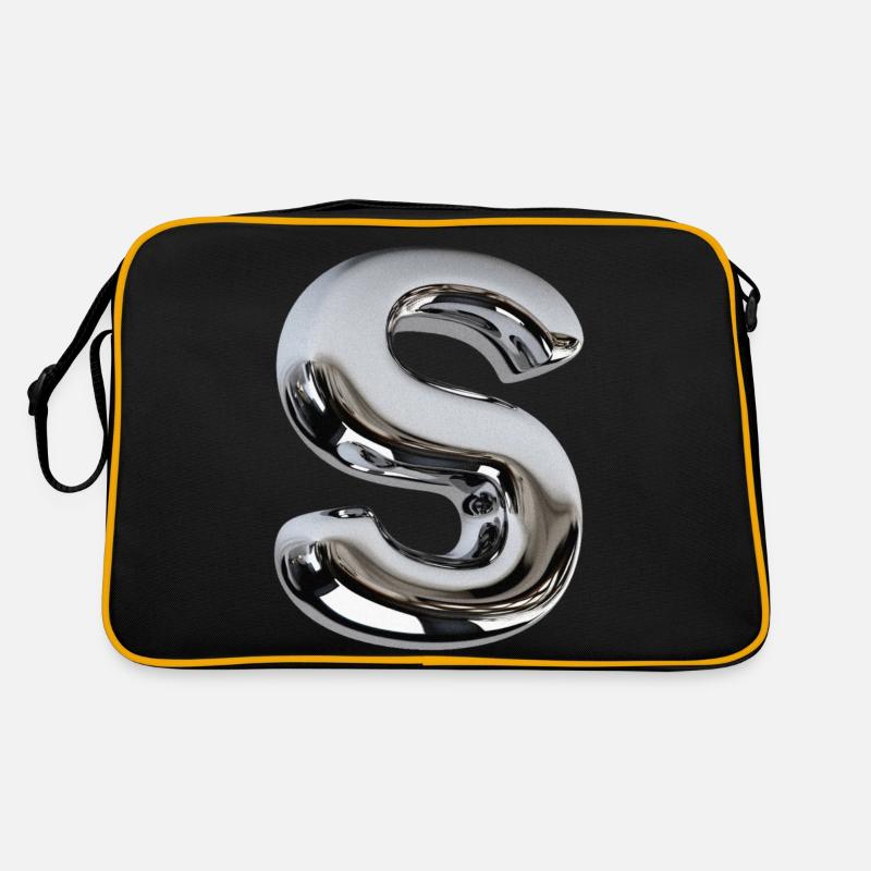 Chrome Letter S Retro Bag