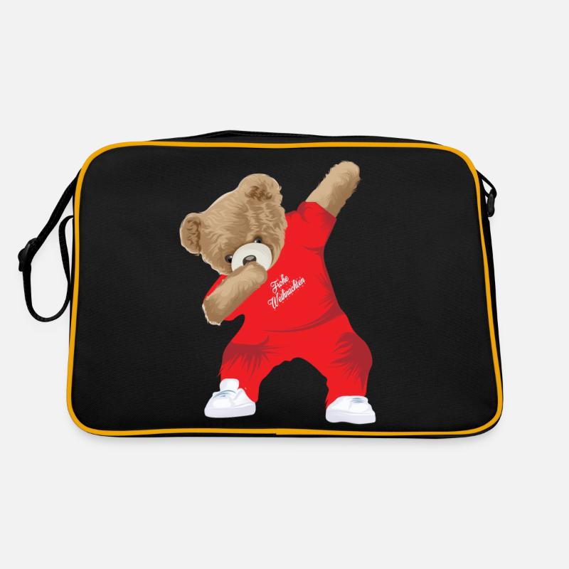 Dabbing Teddy Retro Tasche