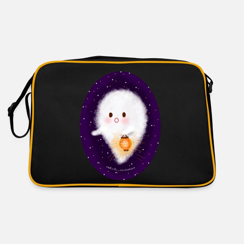 Geist mit Laterne Retro Tasche