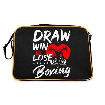 Match nul, victoire ou défaite, boxe - Sac Retro - noir/or - Dos