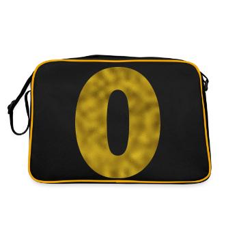 Numéro 0 Or - Sac Retro - noir/or - Dos