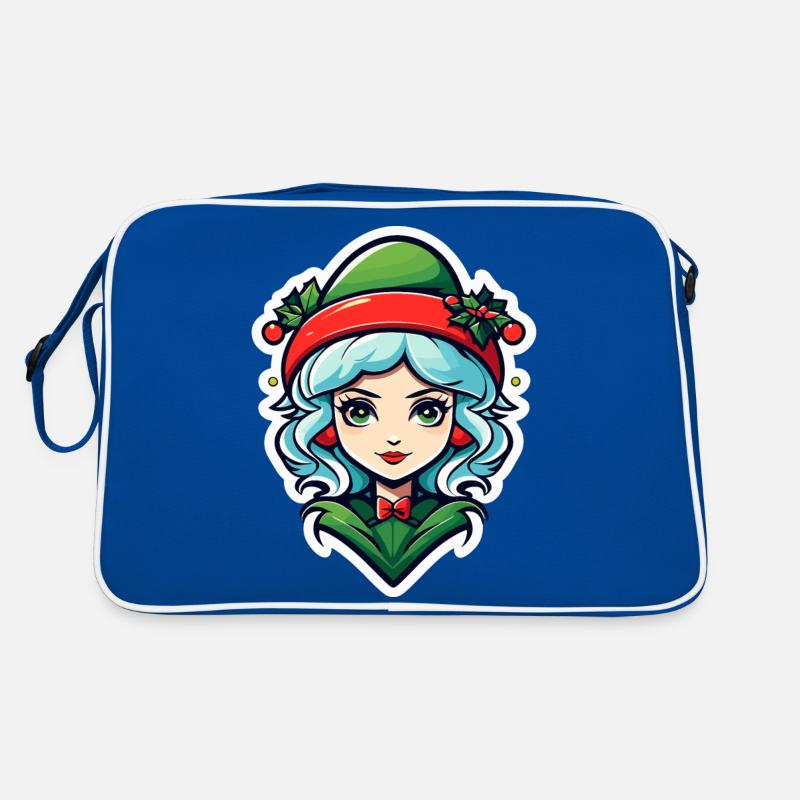 Illustration de Noël elfe Sac Retro