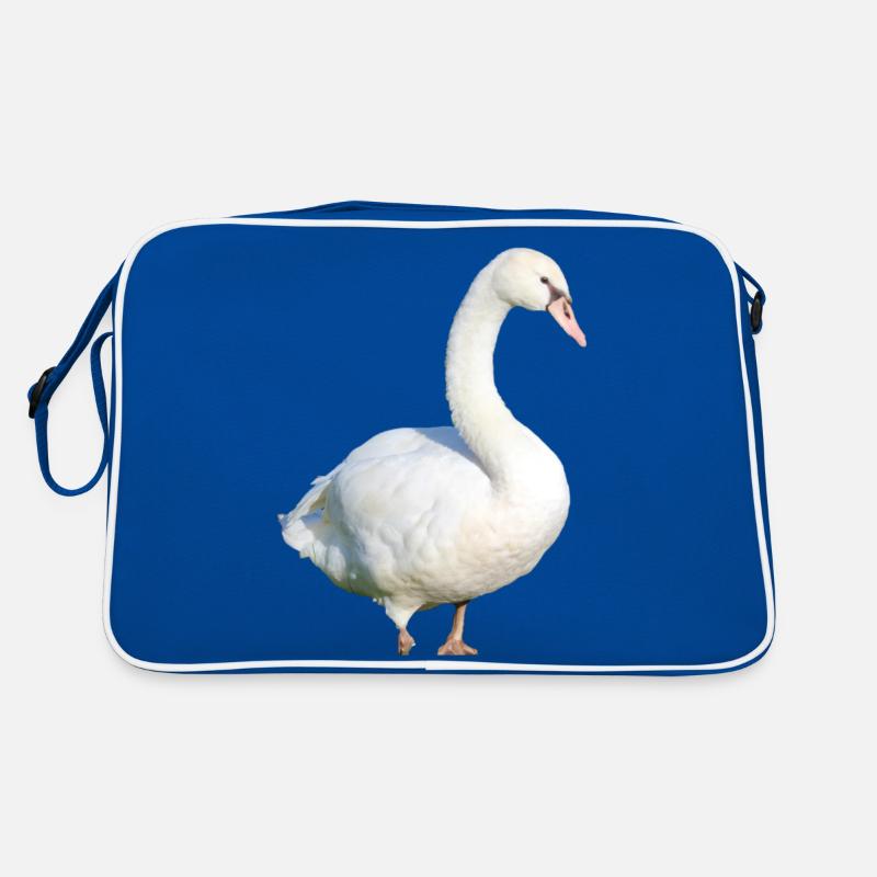 Schwan Ente Vogel Gans Retro Tasche