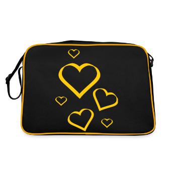 Cadeau pour la fête des mères : Idée de cadeau pour la fête des mères - Sac Retro - noir/or - Dos