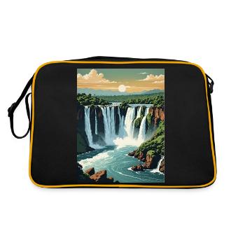 70A2C5AF 9BAB 4644 9A66 C6FEDE7EF56D - Sac Retro - noir/or - Dos