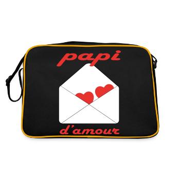 Papi d'amour - Sac Retro - noir/or - Dos