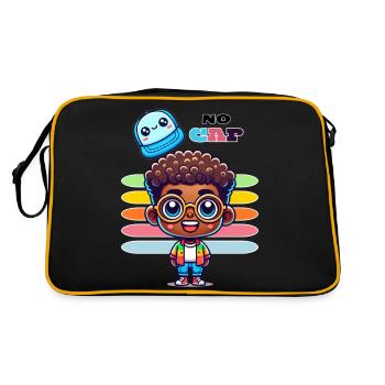 NO CAP - Retro Bag - black/gold - Back