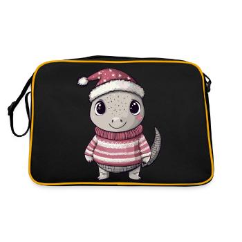 Tatous de Noël - Sac Retro - noir/or - Dos