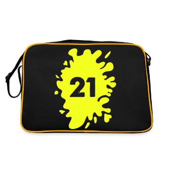 Blobs 21 - Retro Bag - black/gold - Back