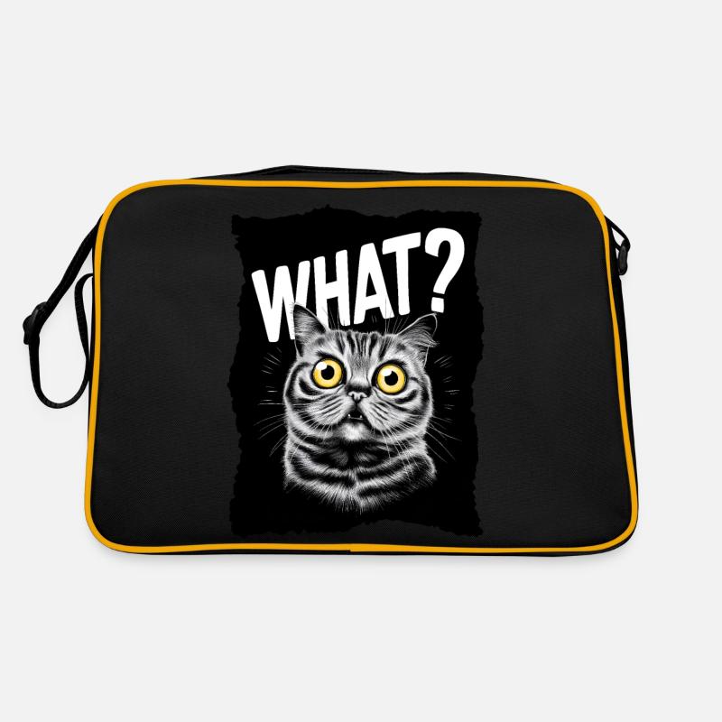 Katze - What? Retro Tasche
