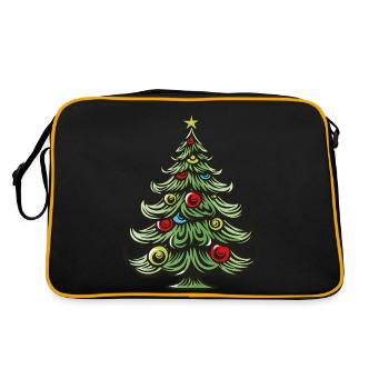 Arbre de Noël - Sac Retro - noir/or - Dos