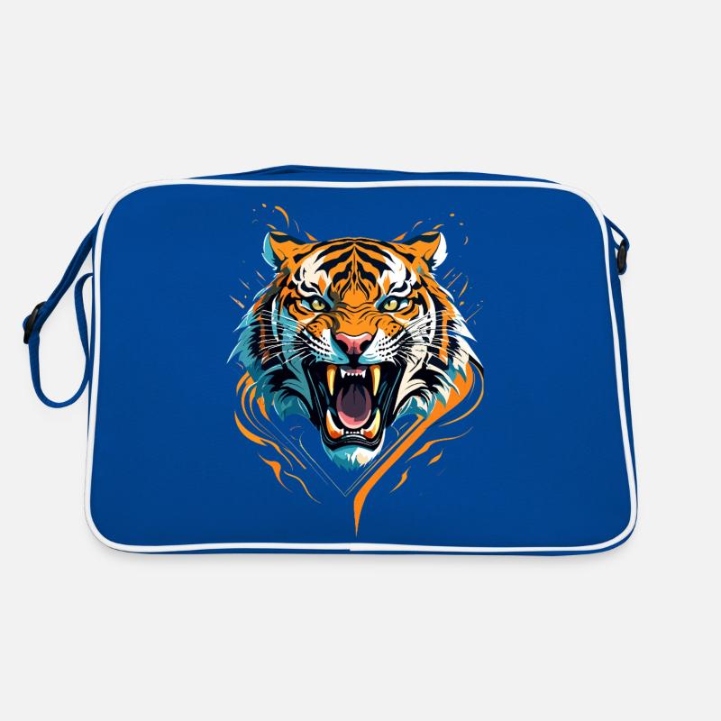 Wilder Tiger Retro Tasche