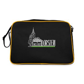 Dorsten - Ma ville - - Accueil - Sac Retro - noir/or - Dos