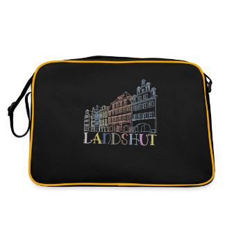 landshut - Ma ville - - Accueil - Sac Retro - noir/or - Dos