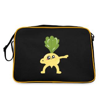 Dancing Steppes Rocking Beaten Dancen Sugar Beet - Retro Bag - black/gold - Back
