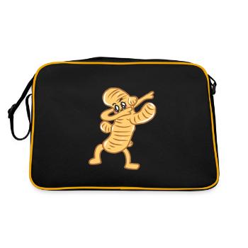 Dancing Steppes Rocking Beaten Dancen Ginger - Retro Bag - black/gold - Back