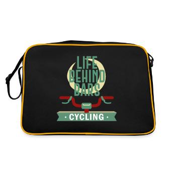 Life Behind Bars - Cycling - Retro Bag - black/gold - Back