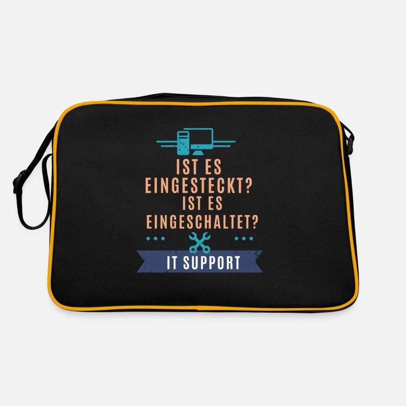 Pc Und Werkzeugsymbol - Tech Support Retro Tasche