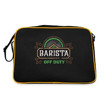 Barista Of Duty - Barista - Retro Bag - black/gold - Back