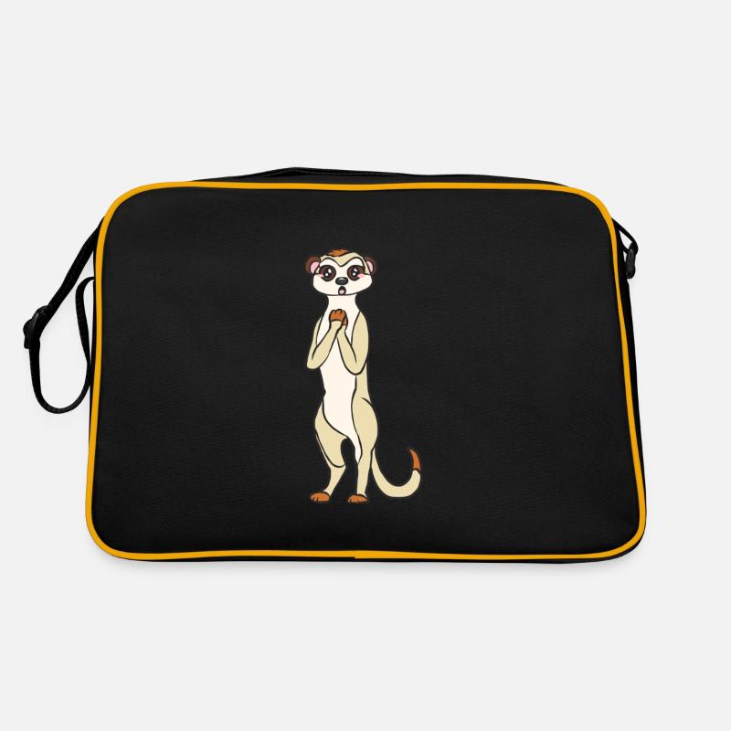 Erdmännchen Retro Tasche