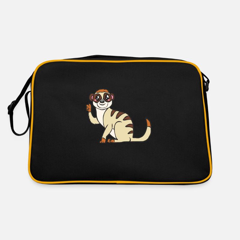 Erdmännchen Retro Tasche