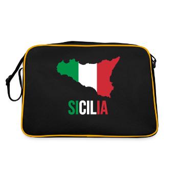 MINCHIA CHE BELLA PALERMO Sicilia - Retro Bag - black/gold - Back