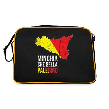 MINCHIA CHE BELLA PALERMO Sicilia - Retro Bag - black/gold - Back