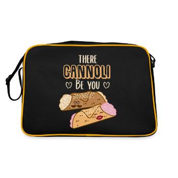 There cannoli be you - Sac Retro - noir/or - Dos