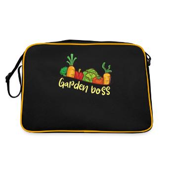 Jardin Boss légumes chef jardinier jardinier - Sac Retro - noir/or - Dos