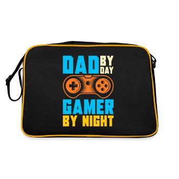 Gamer Gaming Jeux vidéo Jeux vidéo - Sac Retro - noir/or - Dos