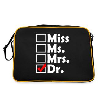 Doctor Doctor Specialist physician - Retro Bag - black/gold - Back