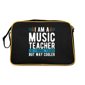 Professeurs de musique Professeurs de musique - Sac Retro - noir/or - Dos