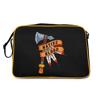 Indian - Retro Bag - black/gold - Back