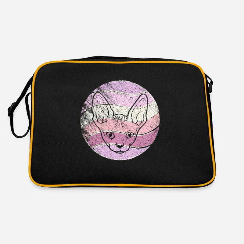 Retro Sphynx chat Vintage Sphinx chat Sac Retro