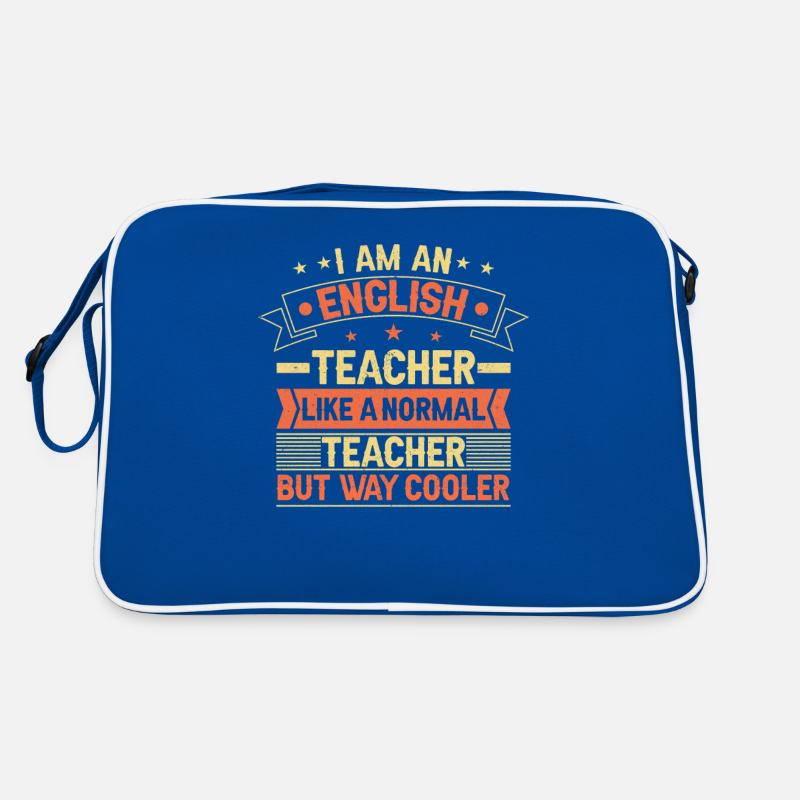 Englisch Lehrer Retro Tasche