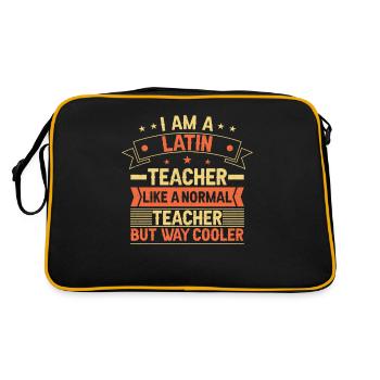 Latin professeur - Sac Retro - noir/or - Dos