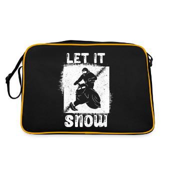 snowmobile - Retro Bag - black/gold - Back