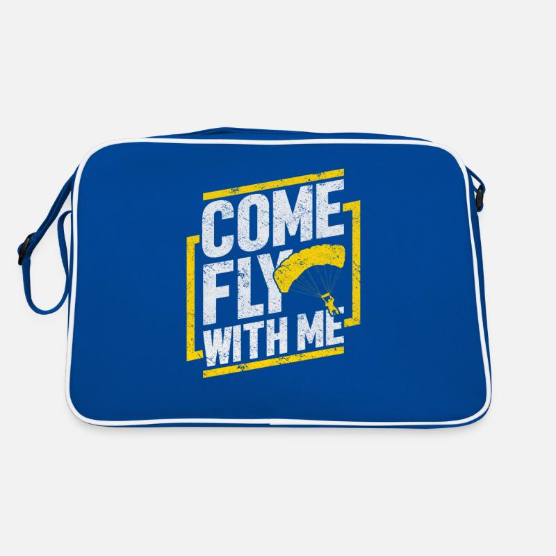 Skydiving Skydiving Sky Diving Retro Bag