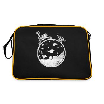 Mars Planet Espace Spatial - Sac Retro - noir/or - Dos