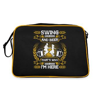 Dancing Dancer Dance - Retro Bag - black/gold - Back